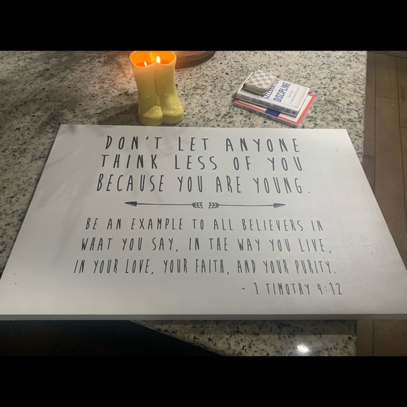 Hobby Lobby Art Bible Verse Canvas Poshmark